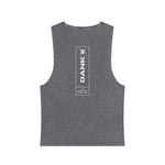 "Dank Racing red" Unisex Stonewash Tank Top