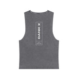 "Dank Racing red" Unisex Stonewash Tank Top
