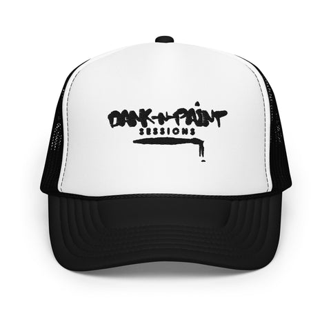 "Black Logo" Foam trucker hat