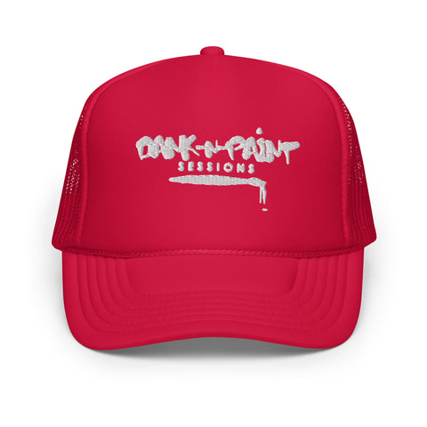 "White Logo" Foam trucker hat