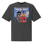 "House" Oversized faded t-shirt