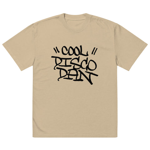 "Cool Disco Dan" dark font Oversized faded t-shirt