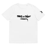 "Cross Brush Black" Unisex organic cotton t-shirt