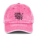 "Cool Disco Dan" dark font Vintage Cotton Twill Cap