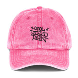 "Cool Disco Dan" dark font Vintage Cotton Twill Cap