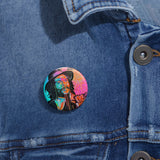 "Priest" Custom Pin Buttons