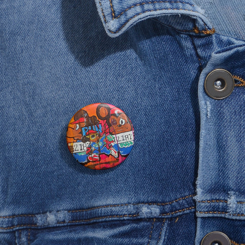 "The Legend of Run Joe" Custom Pin Buttons
