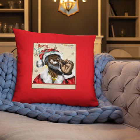 "Uncle Santa" Basic Pillow
