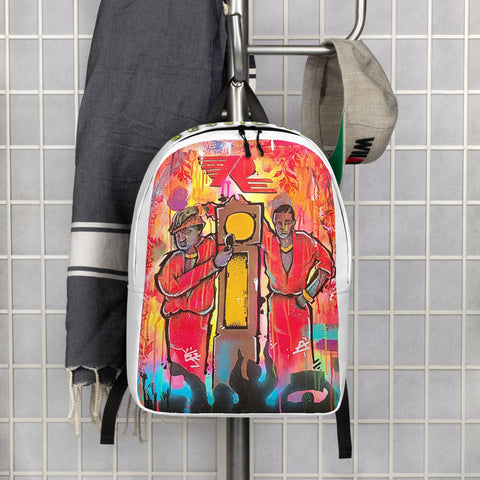 "The Wickedest/Check The Clock" Minimalist Backpack