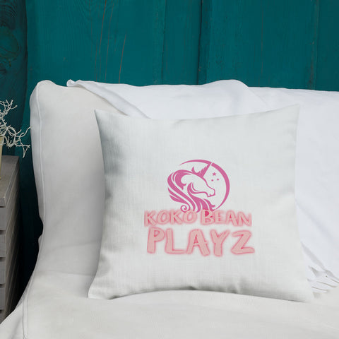 "KokoBean Playz" Premium Pillow