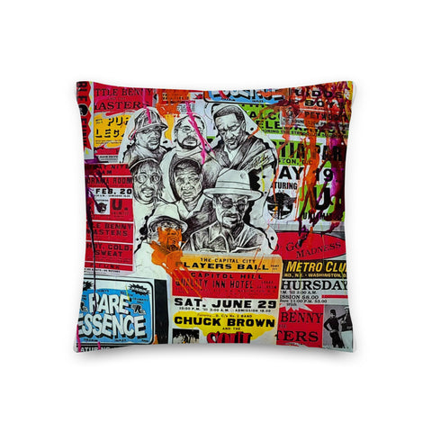 "Crank-Rushmore " Canvas Art Premium Pillow