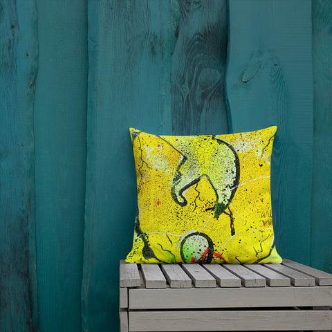 "Wu Dub" From Dank N Paint Show EP2..Premium Pillow