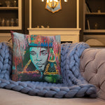 "Honey Dips In Gotham Queen" Premium Pillow