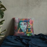 "Honey Dips In Gotham Queen" Premium Pillow