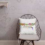 "Honey Dips In Gotham Queen" Premium Pillow