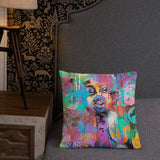 "Honey Dips In Gotham 1" Premium Pillow