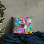 "Honey Dips In Gotham 1" Premium Pillow