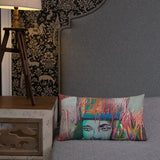 "Honey Dips In Gotham Queen" Premium Pillow