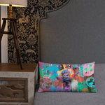 "Honey Dips In Gotham 1" Premium Pillow