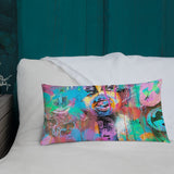 "Honey Dips In Gotham 1" Premium Pillow