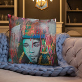 "Honey Dips In Gotham Queen" Premium Pillow