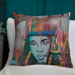 "Honey Dips In Gotham Queen" Premium Pillow