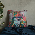 "Honey Dips In Gotham Queen" Premium Pillow