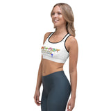 "Dank N Paint" logo Sports bra