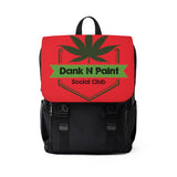 "DanknPaint Social Club" Unisex Casual Shoulder Backpack