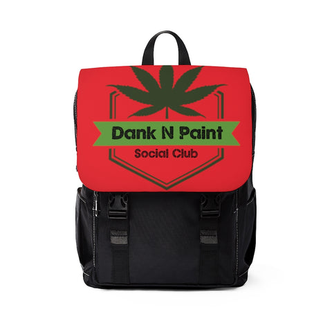 "DanknPaint Social Club" Unisex Casual Shoulder Backpack