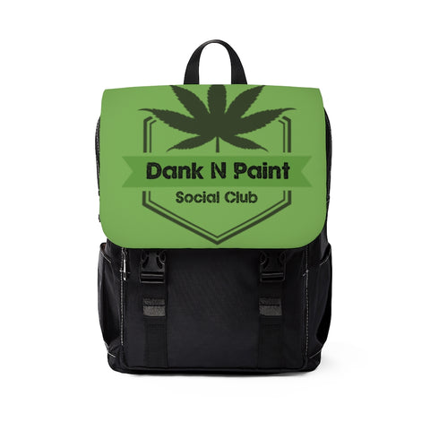 "DanknPaint Social Club" Unisex Casual Shoulder Backpack