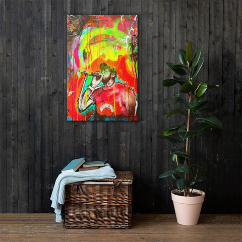 "Big G" Canvas