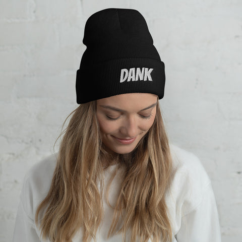 "Dank" Cuffed Beanie