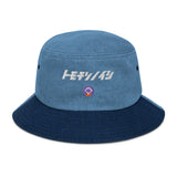 "Smacked-Sto" Denim bucket hat