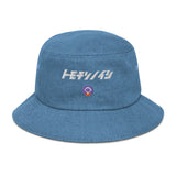 "Smacked-Sto" Denim bucket hat
