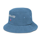 "Smacked-Sto" Denim bucket hat