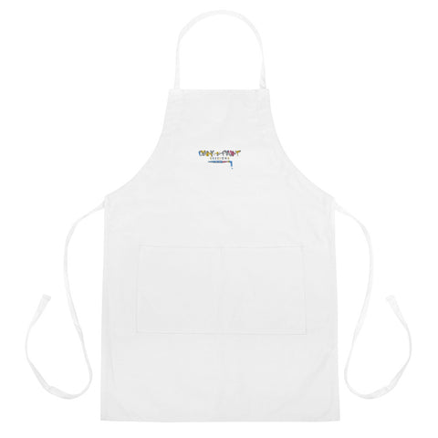 "Dank N Paint" logo Embroidered Apron