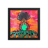 "Queen of it All"Framed poster