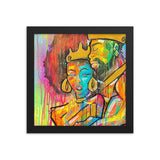 "Solid.. Solid As A Rock" Framed poster