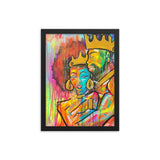 "Solid.. Solid As A Rock" Framed poster