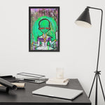 "Moe Z" Framed poster