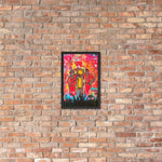 "The Wickedest Band/Check The Clock" Framed poster