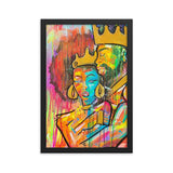 "Solid.. Solid As A Rock" Framed poster