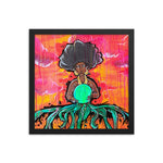 "Queen of it All"Framed poster