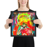 " Big G" Framed poster