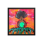 "Queen of it All"Framed poster