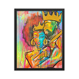 "Solid.. Solid As A Rock" Framed poster