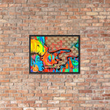 "Honey Dips In Gotham 5" Framed poster