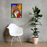"Honey Dips In Gotham 4"Framed poster