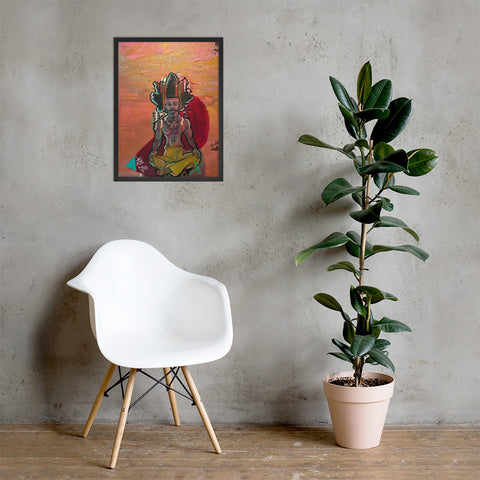 "Brother Yogi" Framed poster